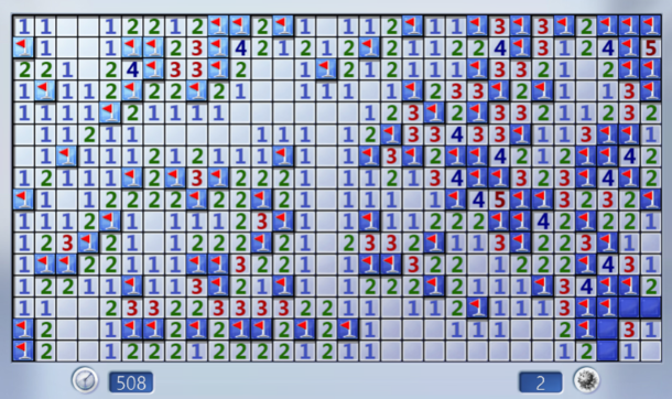 A double fuck you brought to you by Minesweeper