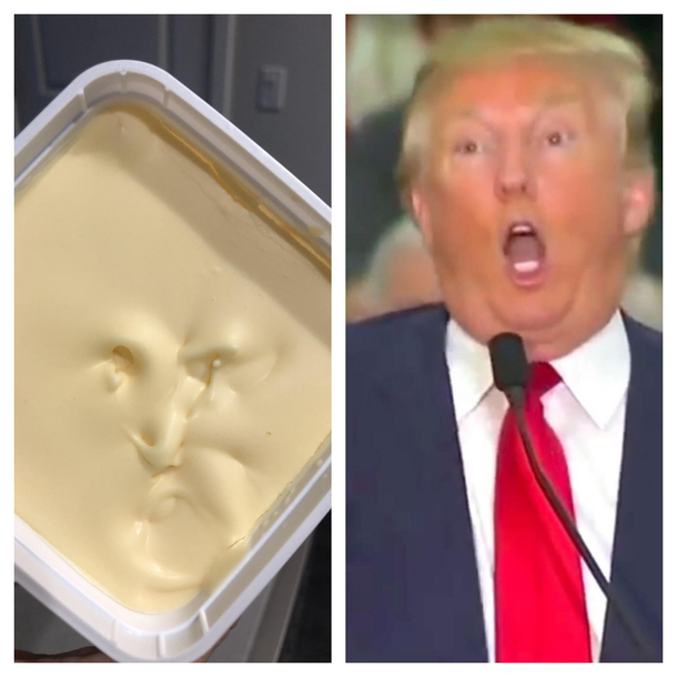 A familiar face in my butter served on toast and dunked in peach mint tea