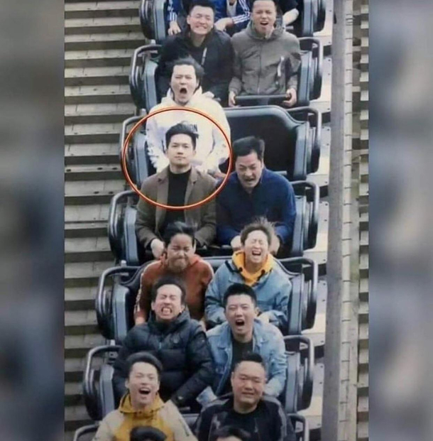 A fighter jet pilot on a vacation