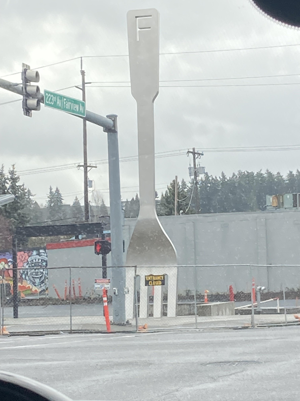 A fork in the road
