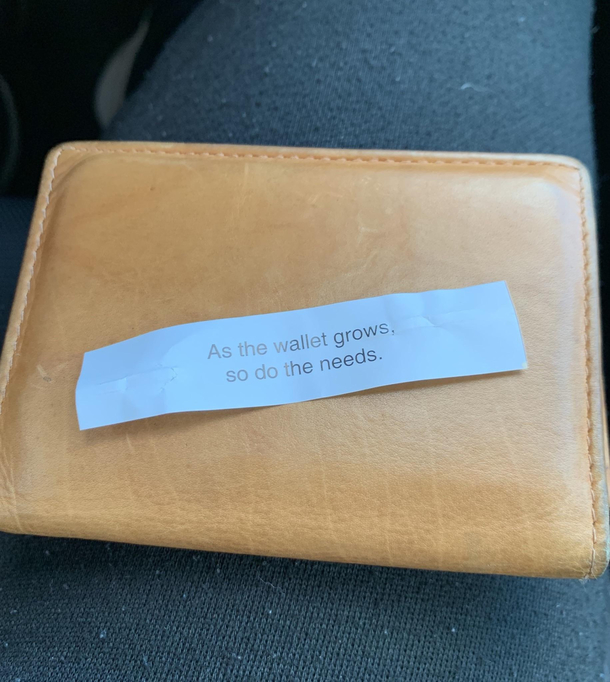 A fortune cookies spin on more money more problems