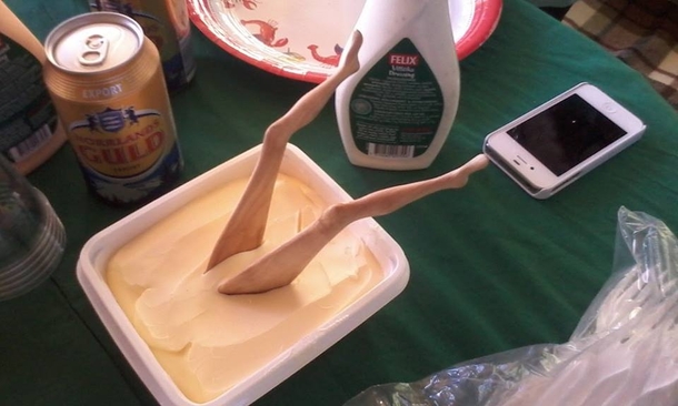 A friend I was visiting had some interesting butter knifes