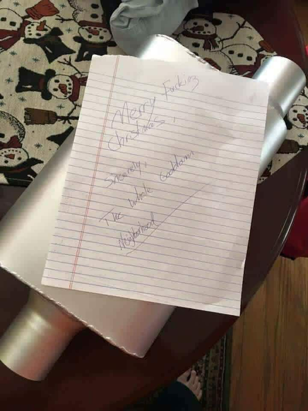 A friend of mine had an early Christmas present waiting on his porch when he got home