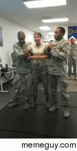 A friend of mine had to get tased in the air force You could say she had her hands full