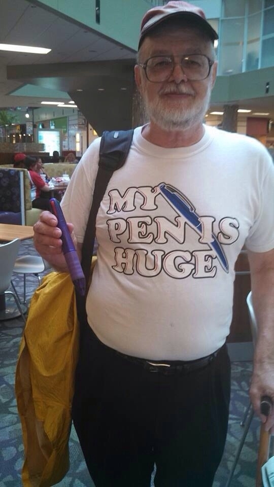A friend of mine was sitting next to this guy at a restaurant