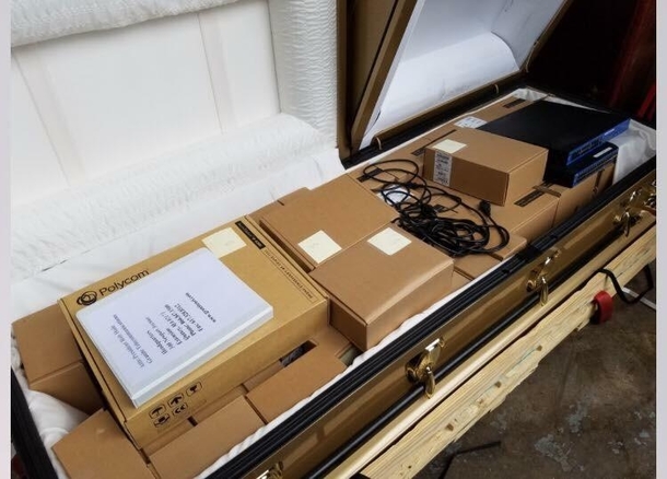 A friend of mine works in telecommunications A customer was so angry they sent all their equipment back to his company in a coffin with a note that said Youre dead to us