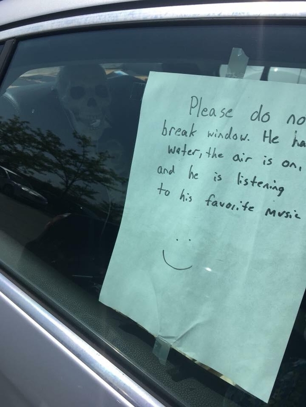 A friend saw this in a parking lot today