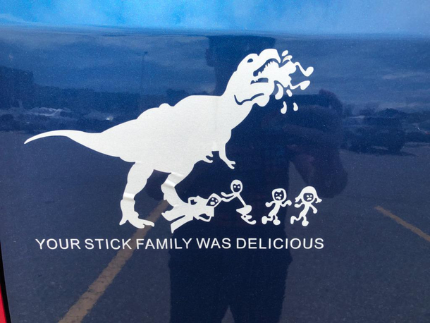 A funny bumper sticker i found