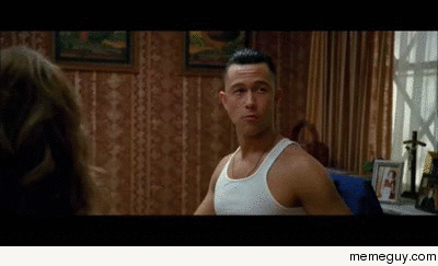 A girl in yoga pants walks by 