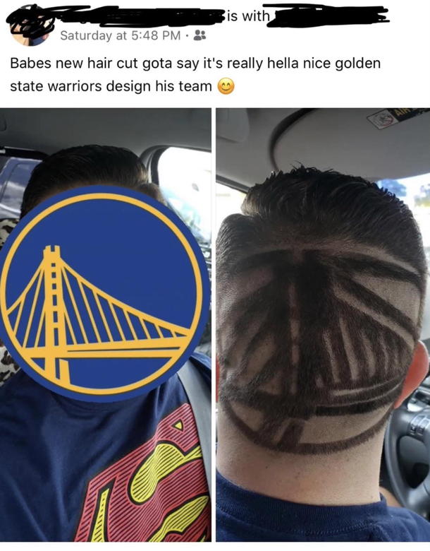 A Golden State Warriors Haircut