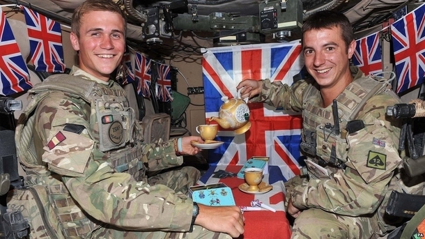 A good tea helps calm nerves mid-battle