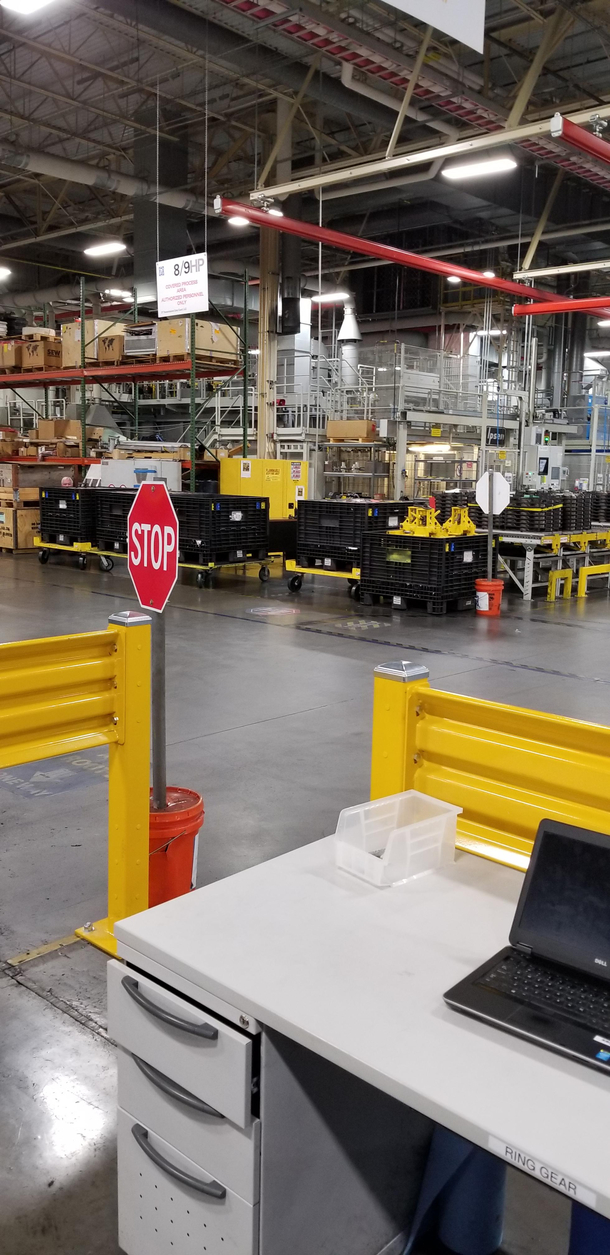 A guy I work with found an almost good hiding spot