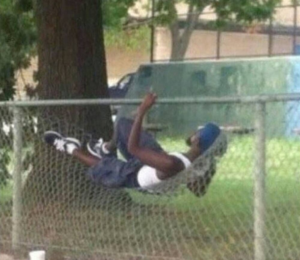 A hood hammock