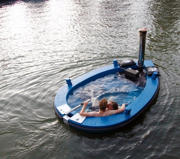 A hot tub boat Bitch please You can rent this for a trip through the canals of Amsterdam