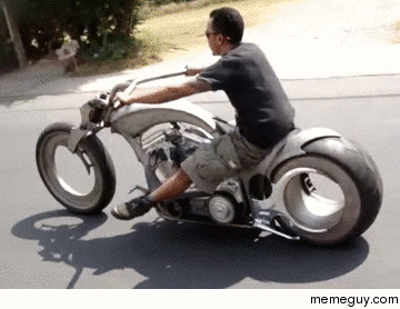A hubless bike