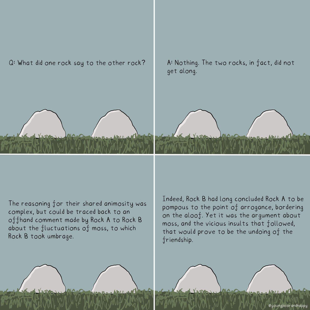 A joke about rocks