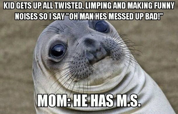A kid fell off a swing at the park