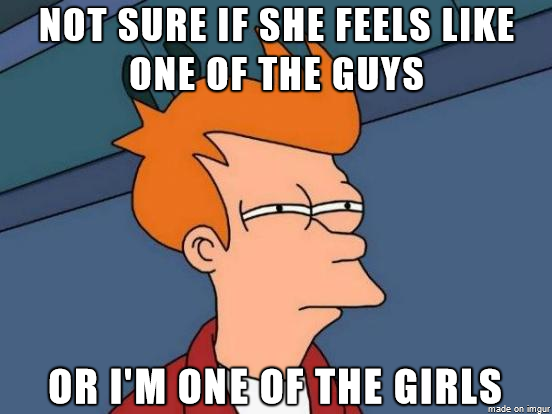 A lesbian friend of mine was complaining about her girlfriend to me today