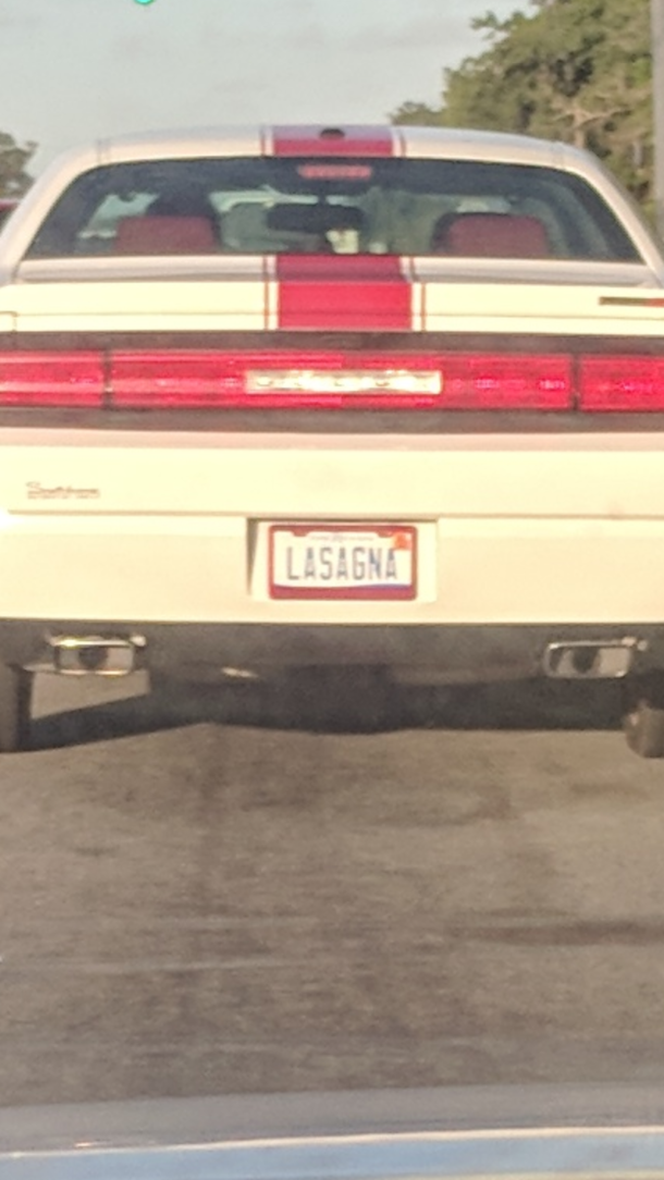 A license plate to be proud of