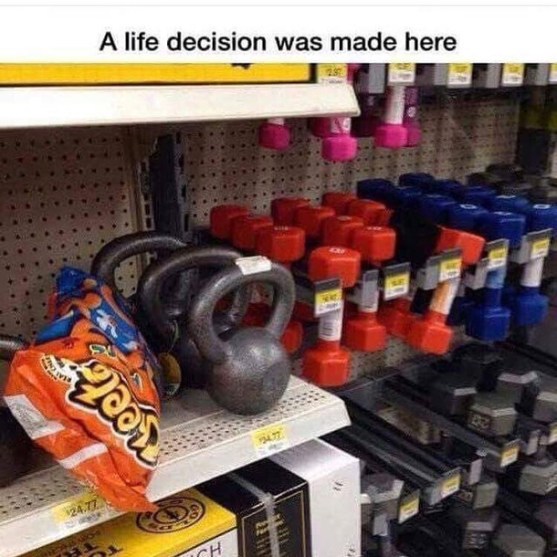 A life decision was made here