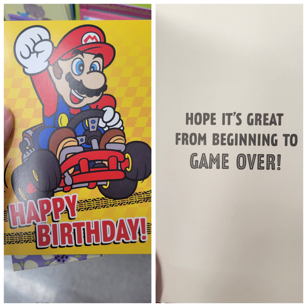 A lighthearted birthday card for kids