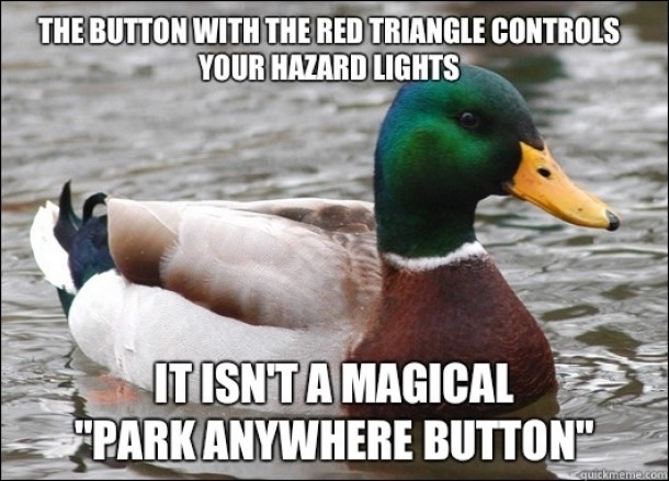 A little advice for stupid drivers
