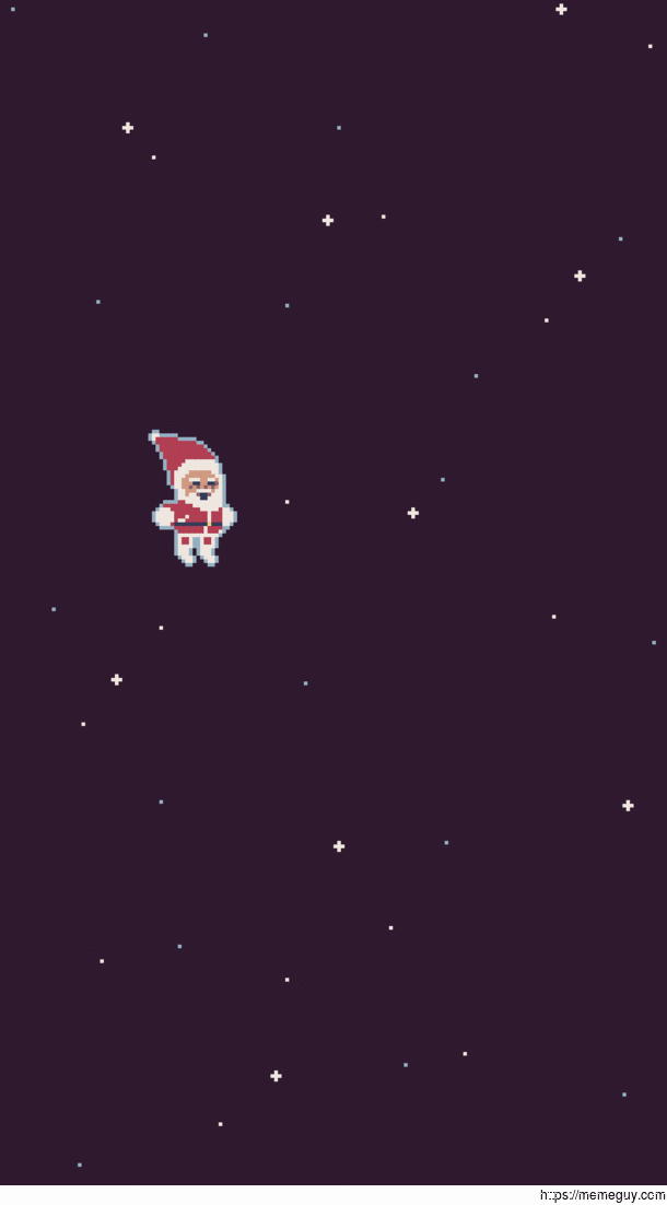 A little animation I made of Santa putting in work this Christmas
