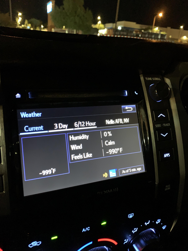 A little cold last night