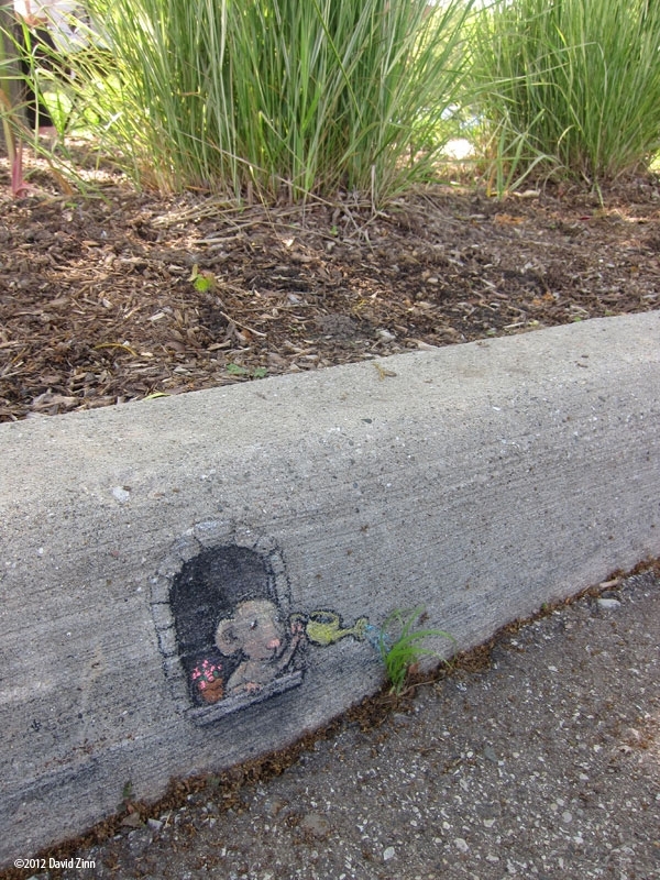 A Little Gardening by David Zinn