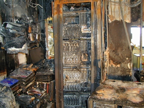 A live feed from Reddit server room
