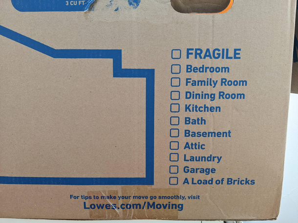 A load of bricks