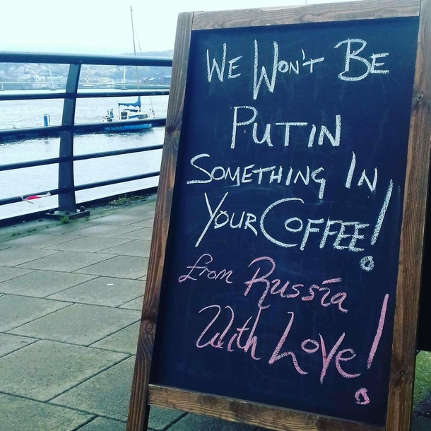 A local cafe posted this on Facebook