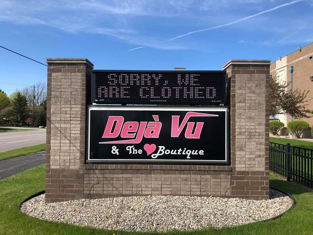 A local Strip Club had this on their marquee