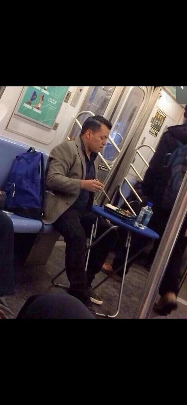 A man of manners and etiquette