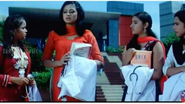 A medical student carrying book on UNIX