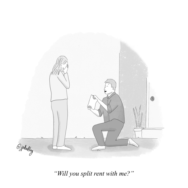 A Millenial Proposal  IG jpdoodling