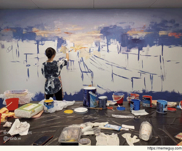a mural I painted 
