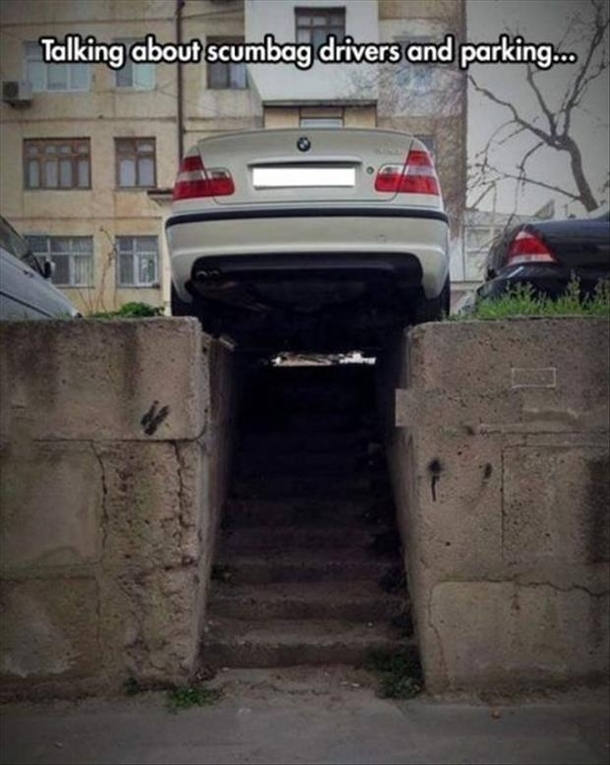 A new level of car parking bullshit