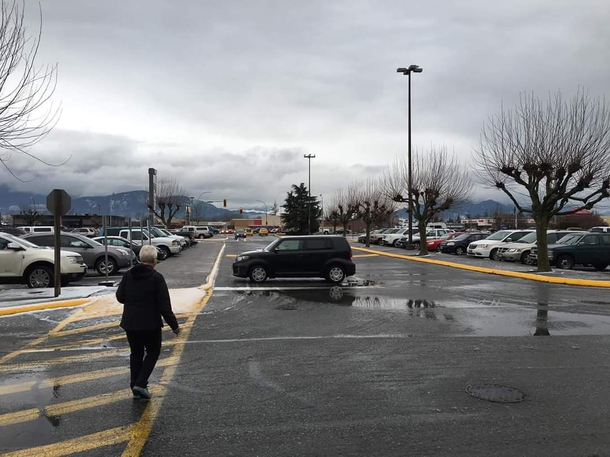 A parking space can be anywhere if you use your imagination