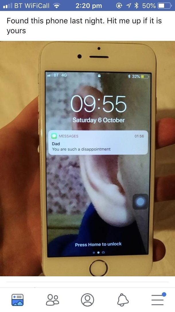 A phone found at my local club