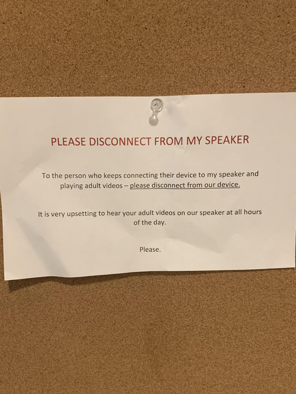 A post at my sisters apartment Please
