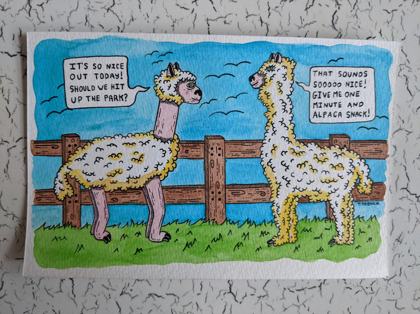 A quick and stupid cartoon - Thoughts