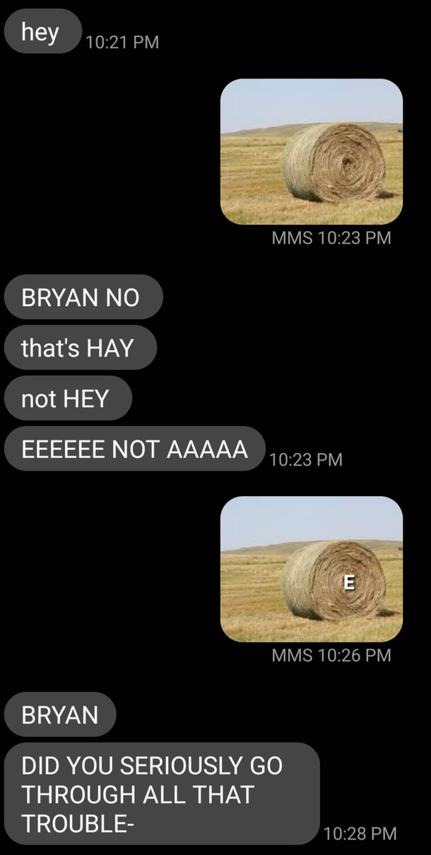 A real conversation I just had