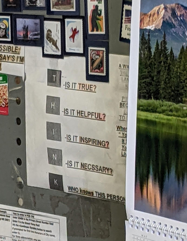 A real sign at my local post office