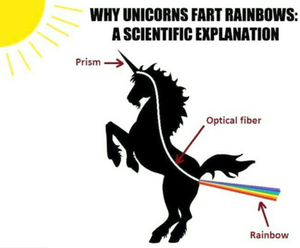 A scientific explanation for rainbows