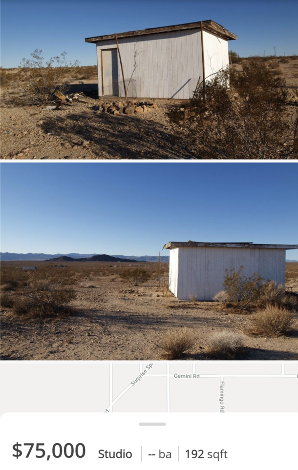 A  shack in the desert I found in California