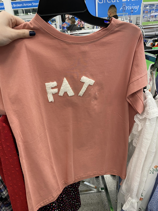A shirt I found at a local department store It really hit close to home