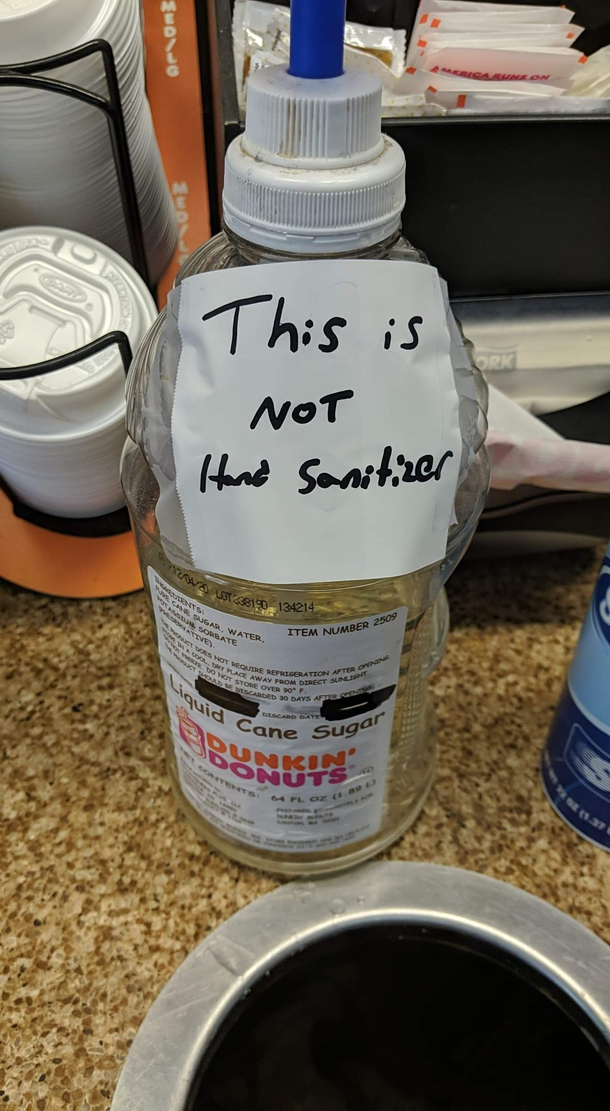 A sign I wish I didnt have to make