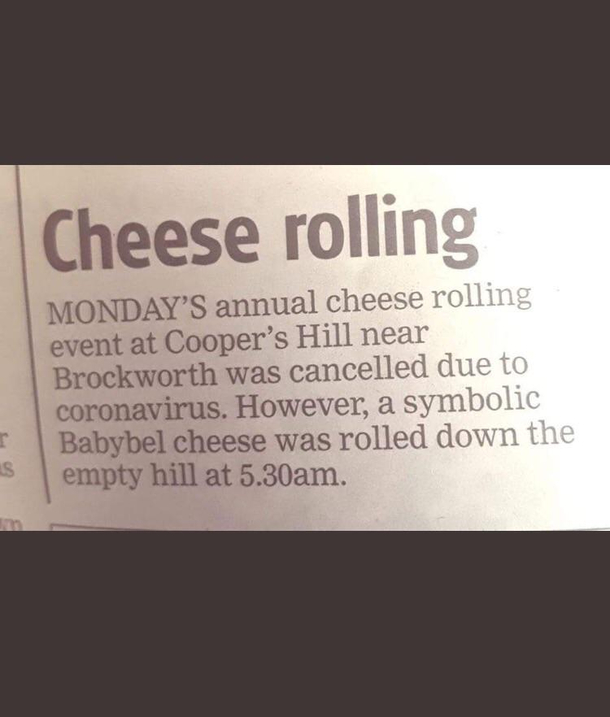 A symbolic cheese