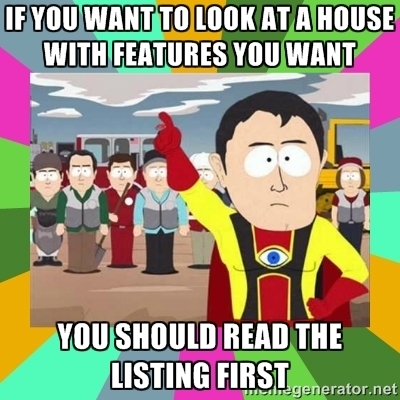 A third buyer complained our house doesnt have off street parking